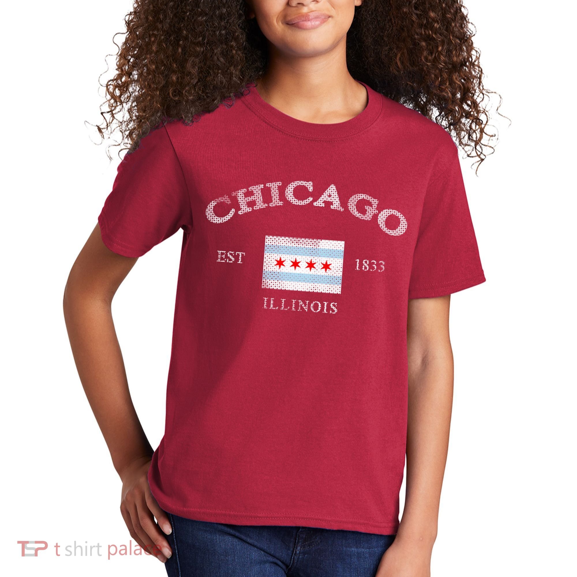 Chicago Illinois Est 1833 Kids T-Shirt