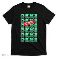 Chicago Illinois Typography T-Shirt thumb 0