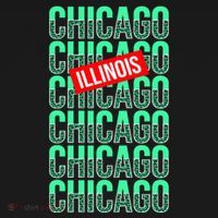 Chicago Illinois Typography Pajama Set thumb 2