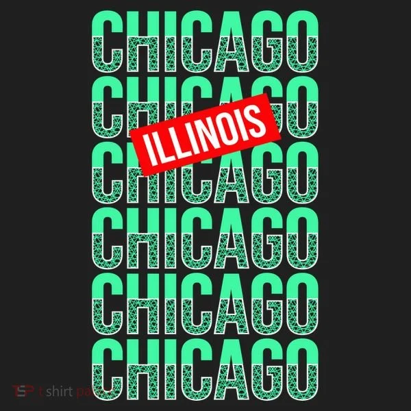 Chicago Illinois Typography Tumbler