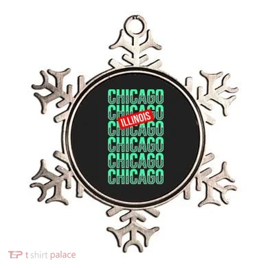 Chicago Illinois Typography Ornament