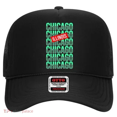 Chicago Illinois Typography Hat