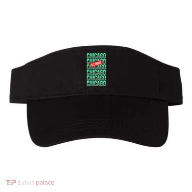 Chicago Illinois Typography Visor
