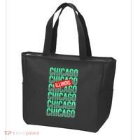 Chicago Illinois Typography Tote Bag thumb 3