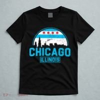 Chicago Illinois Vintage Flag T-Shirt thumb 5