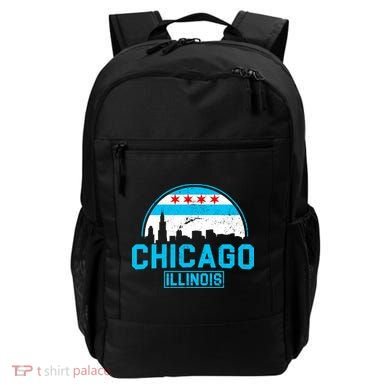 Chicago Illinois Vintage Flag Backpack