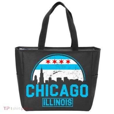 Chicago Illinois Vintage Flag Bag