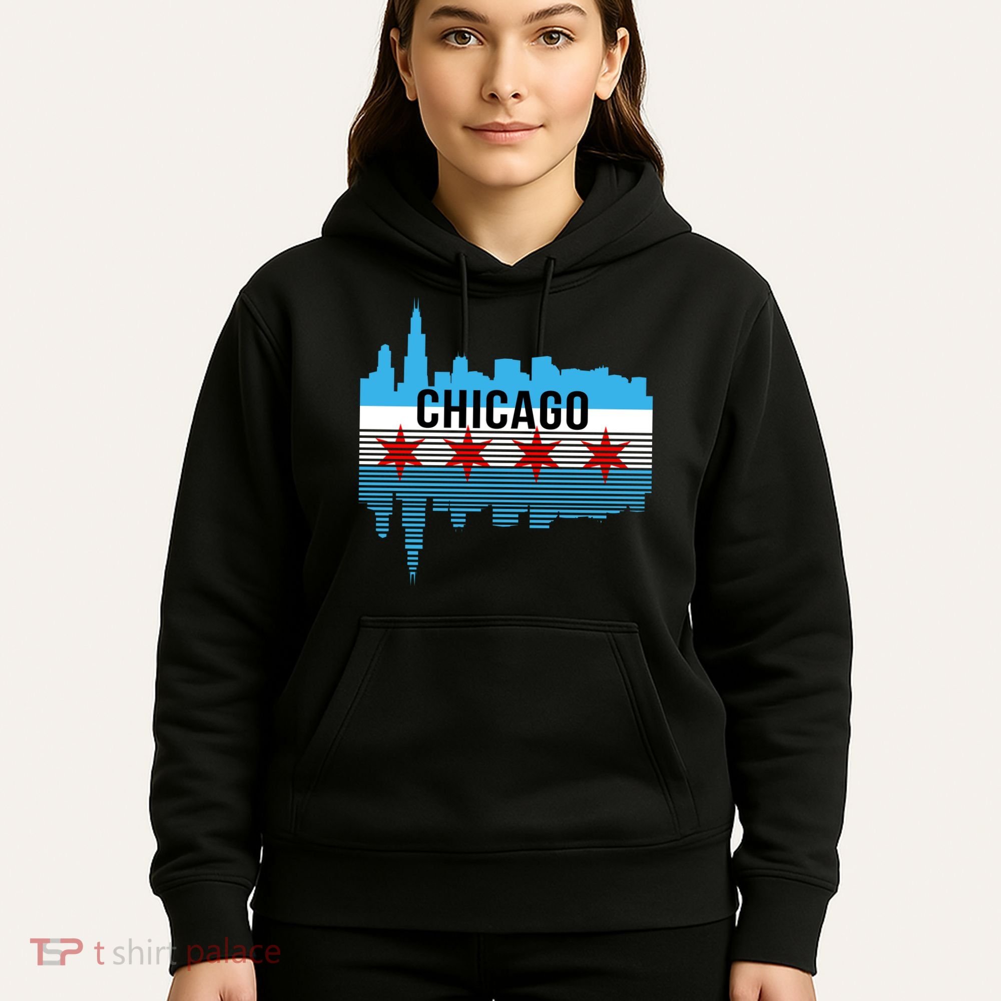 Chicago Skyline Hoodie