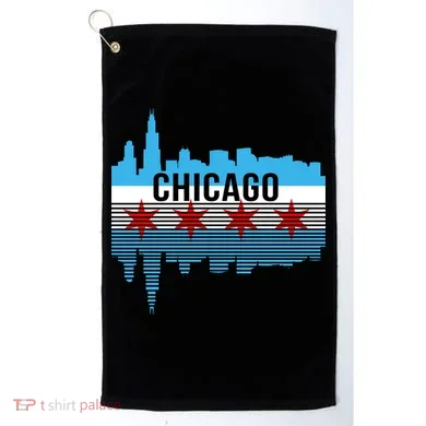 Chicago Skyline Golf Towel