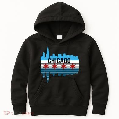 Chicago Skyline Kids Hoodie