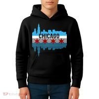 Chicago Skyline Kids Hoodie thumb 4