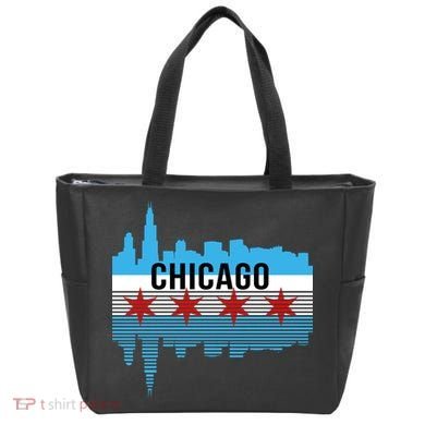Chicago Skyline Tote Bag