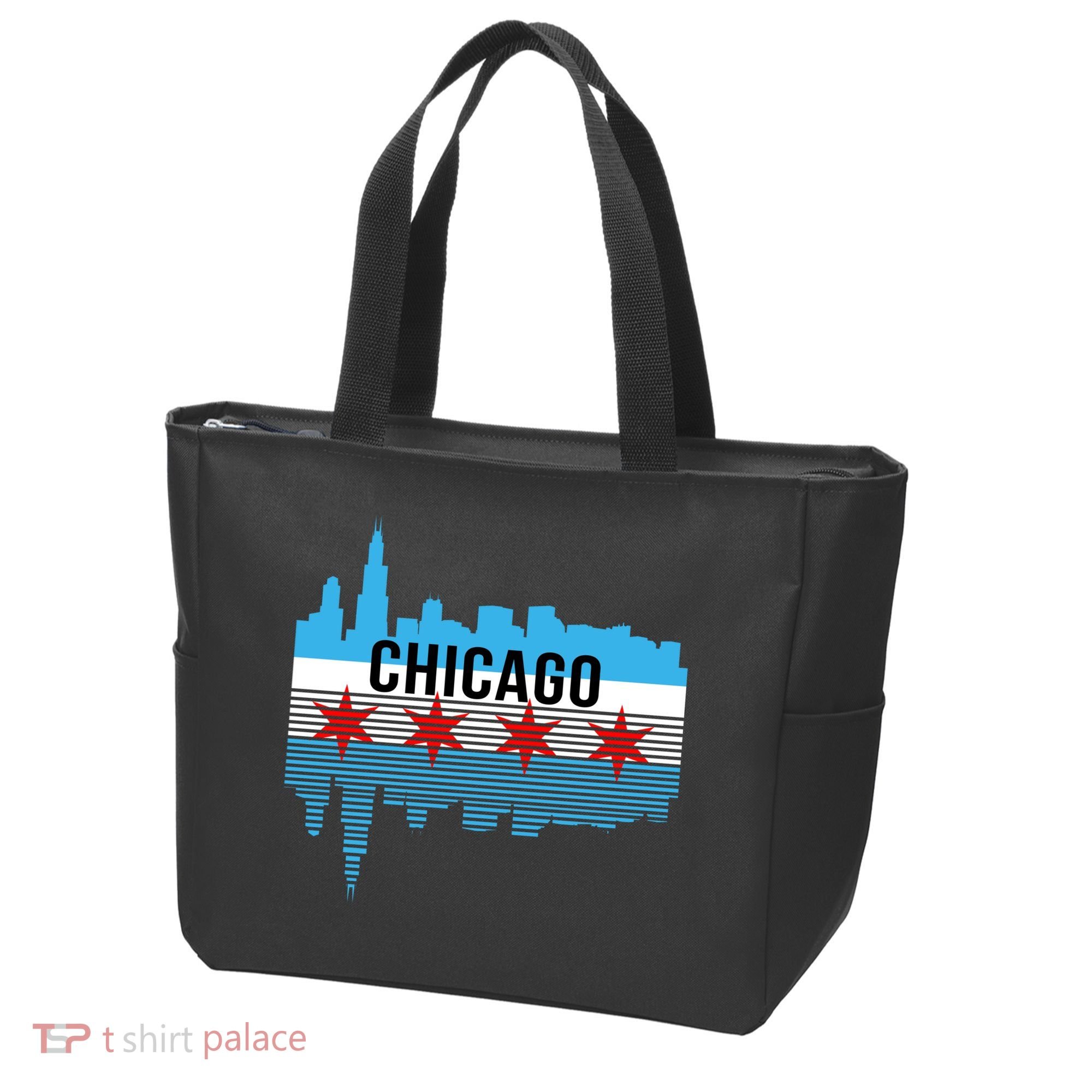 Chicago Skyline Tote Bag