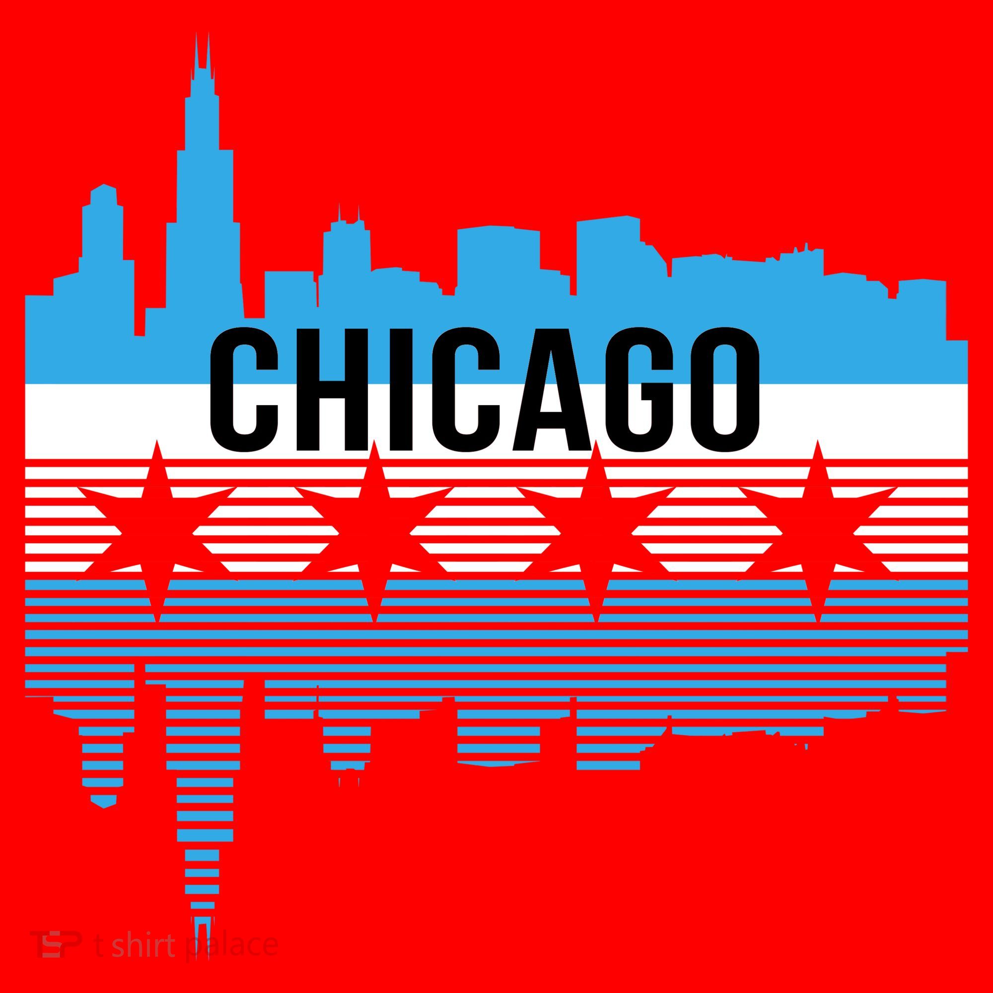 Chicago Skyline Santa Hat