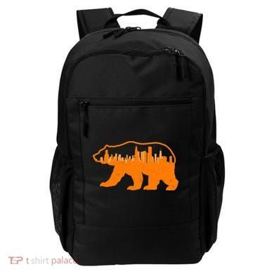 Chicago Skyline City Bear Backpack