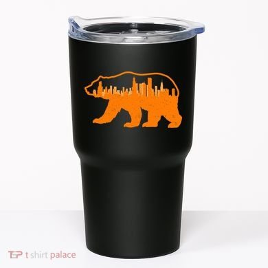 Chicago Skyline City Bear Tumbler
