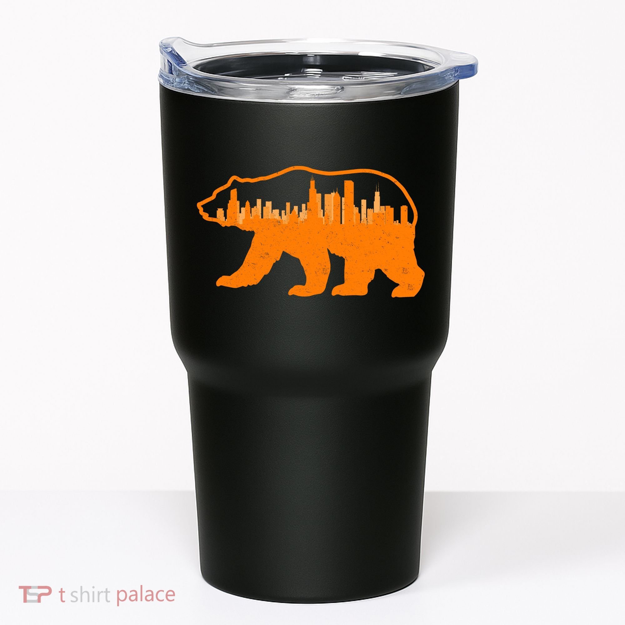 Chicago Skyline City Bear Tumbler