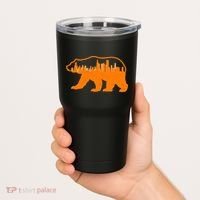 Chicago Skyline City Bear Tumbler thumb 2
