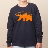 Chicago Skyline City Bear Women's Sweatshirt thumb 0