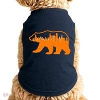Chicago Skyline City Bear Doggie Tank thumb 0