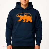 Chicago Skyline City Bear Hoodie thumb 2