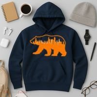 Chicago Skyline City Bear Hoodie thumb 3