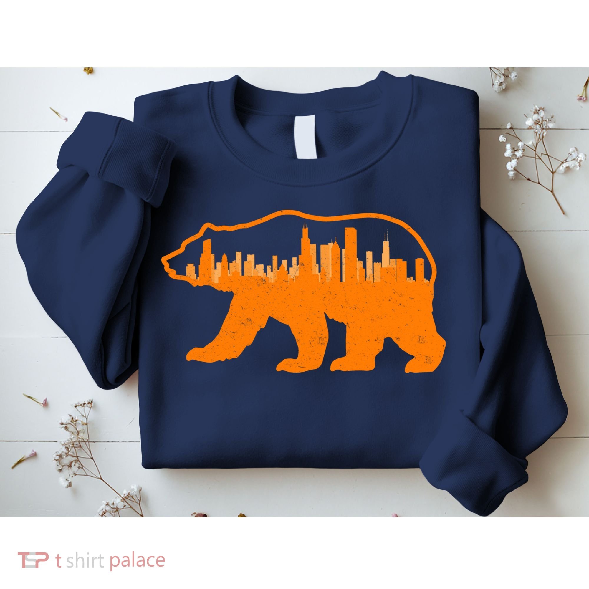 Chicago Skyline City Bear Sweatshirt