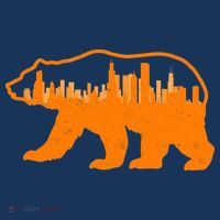 Chicago Skyline City Bear Baby Bodysuit thumb 2