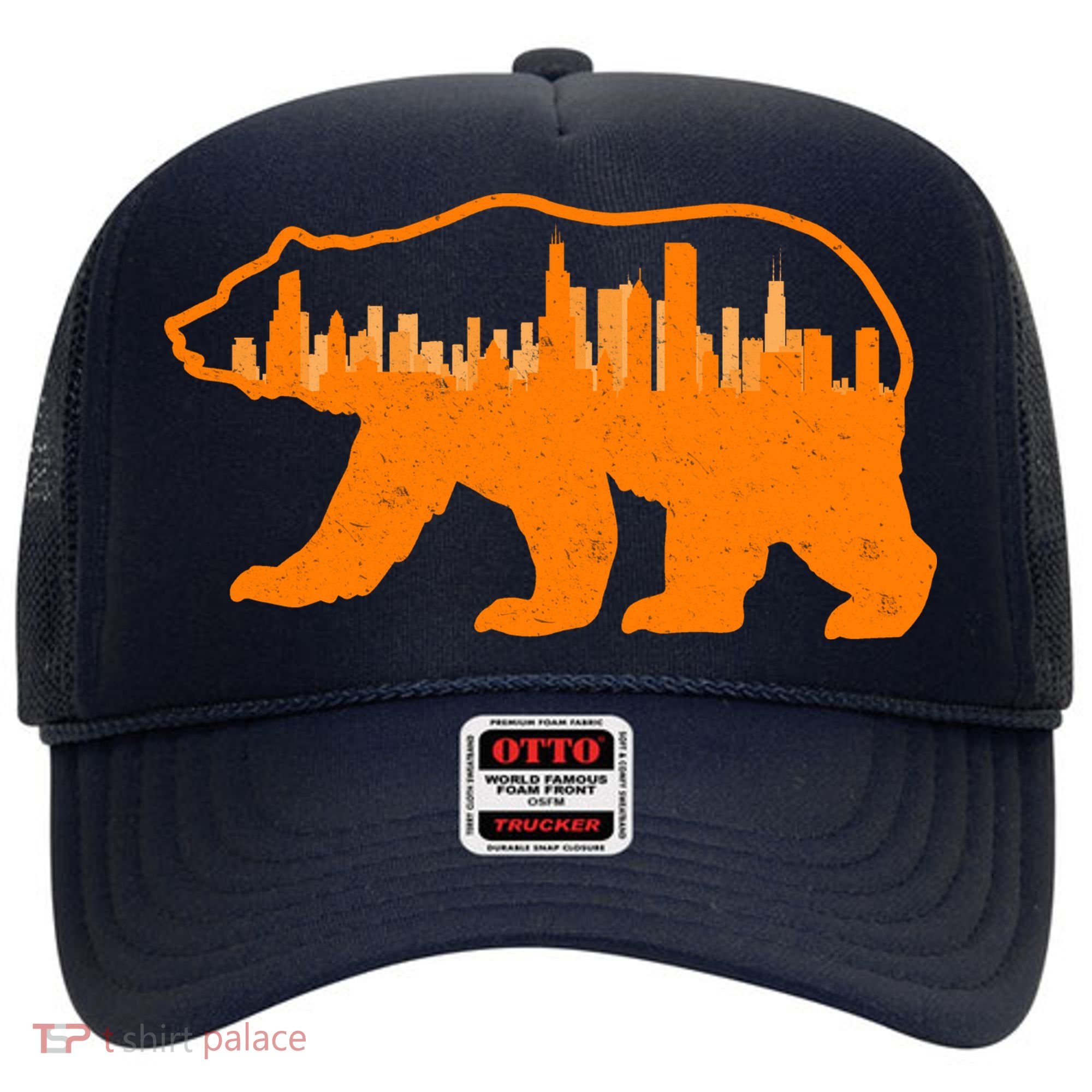 Chicago Skyline City Bear Hat
