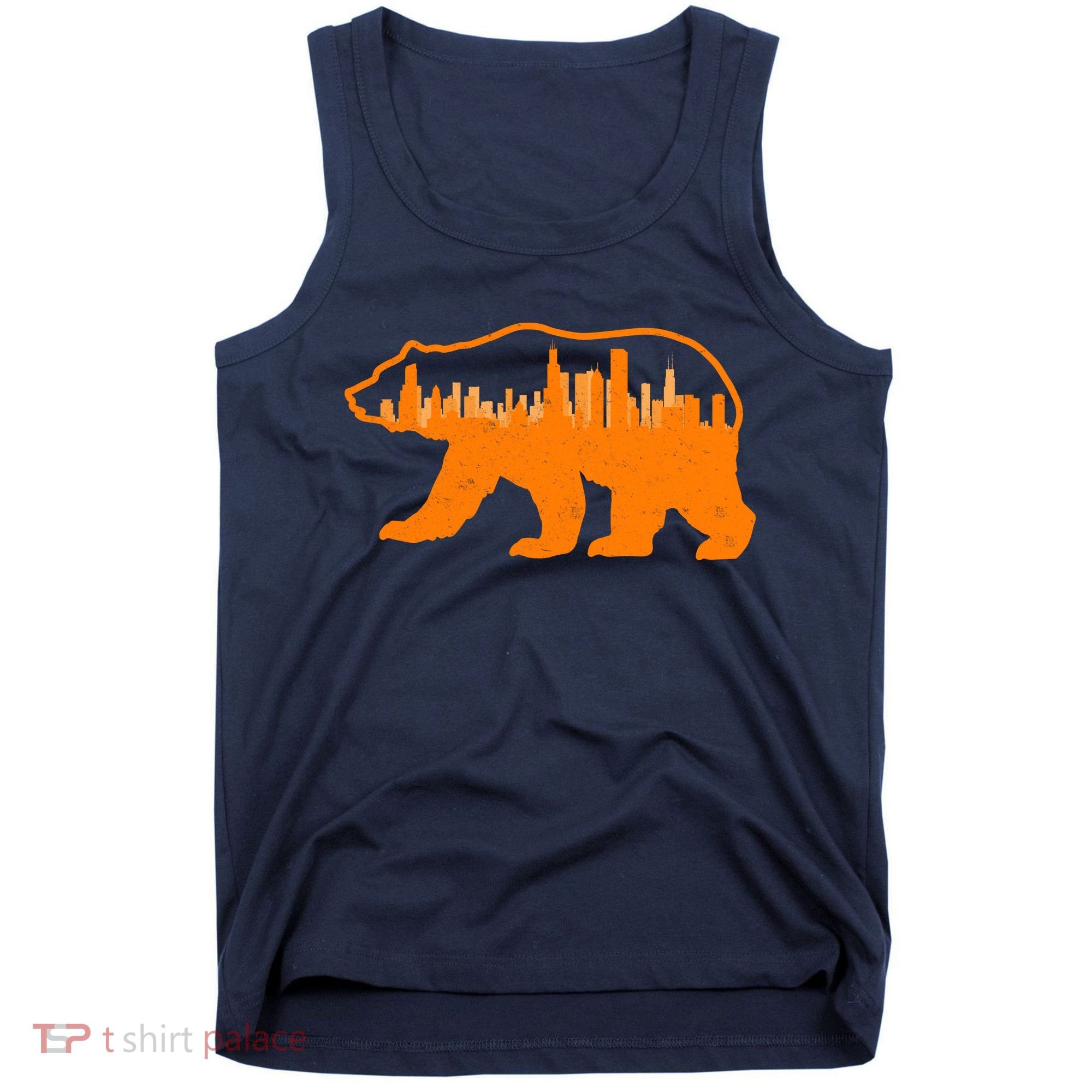 Chicago Skyline City Bear Tank Top
