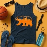 Chicago Skyline City Bear Tank Top thumb 4