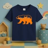 Chicago Skyline City Bear Toddler T-Shirt thumb 3