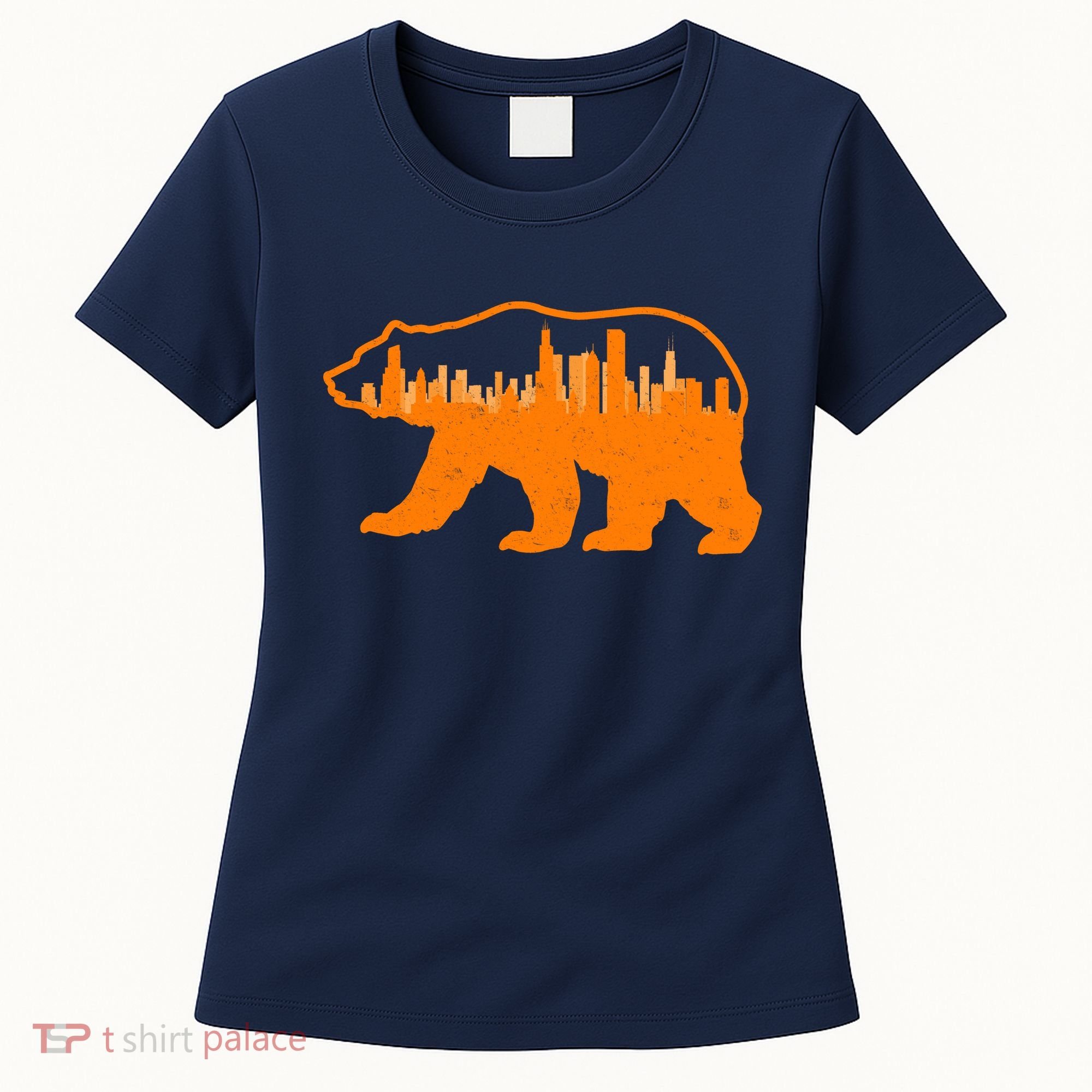 Chicago Skyline City Bear Women's T-Shirt