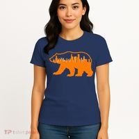 Chicago Skyline City Bear Women's T-Shirt thumb 4