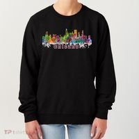 Chicago Skyline Paint Splatter Women's Sweatshirt thumb 0