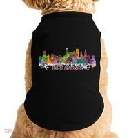 Chicago Skyline Paint Splatter Doggie Tank thumb 0