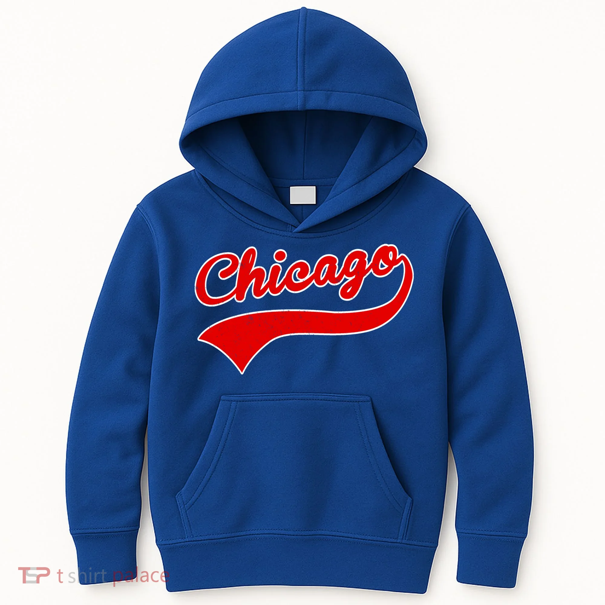 Chicago Vintage Classic Team Logo Kids Hoodie