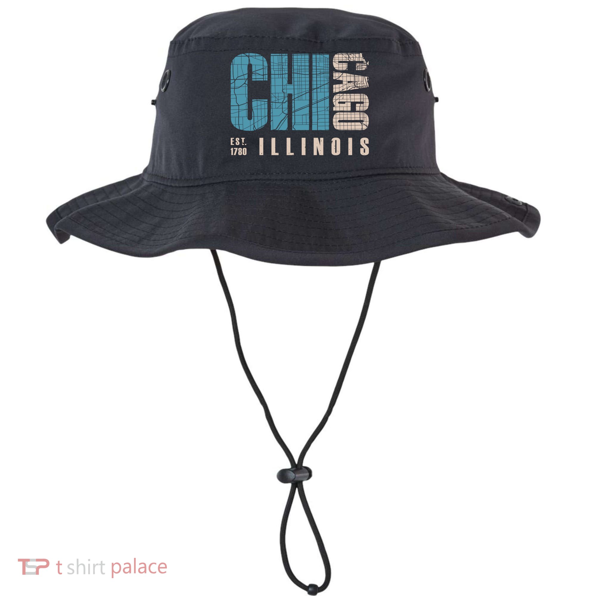 Chicago Vintage Emblem Bucket Hat