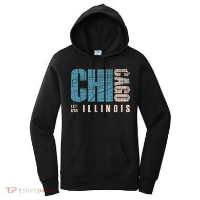 Chicago Vintage Emblem Women's Hoodie
