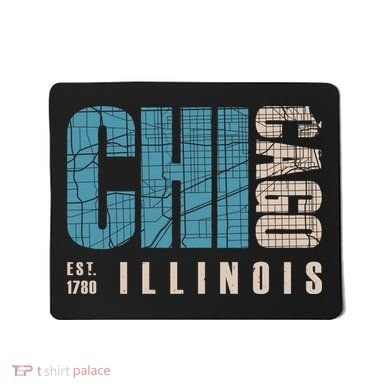Chicago Vintage Emblem Mousepad