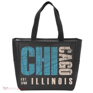 Chicago Vintage Emblem Tote Bag