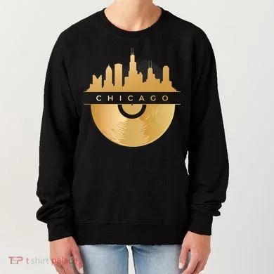 Chicago Vinyl Skyline Women's Sweatshirt
