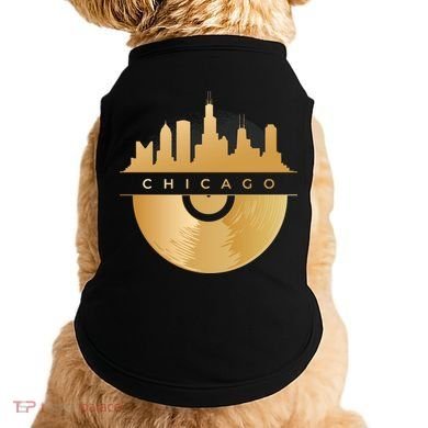 Chicago Vinyl Skyline Doggie Tank