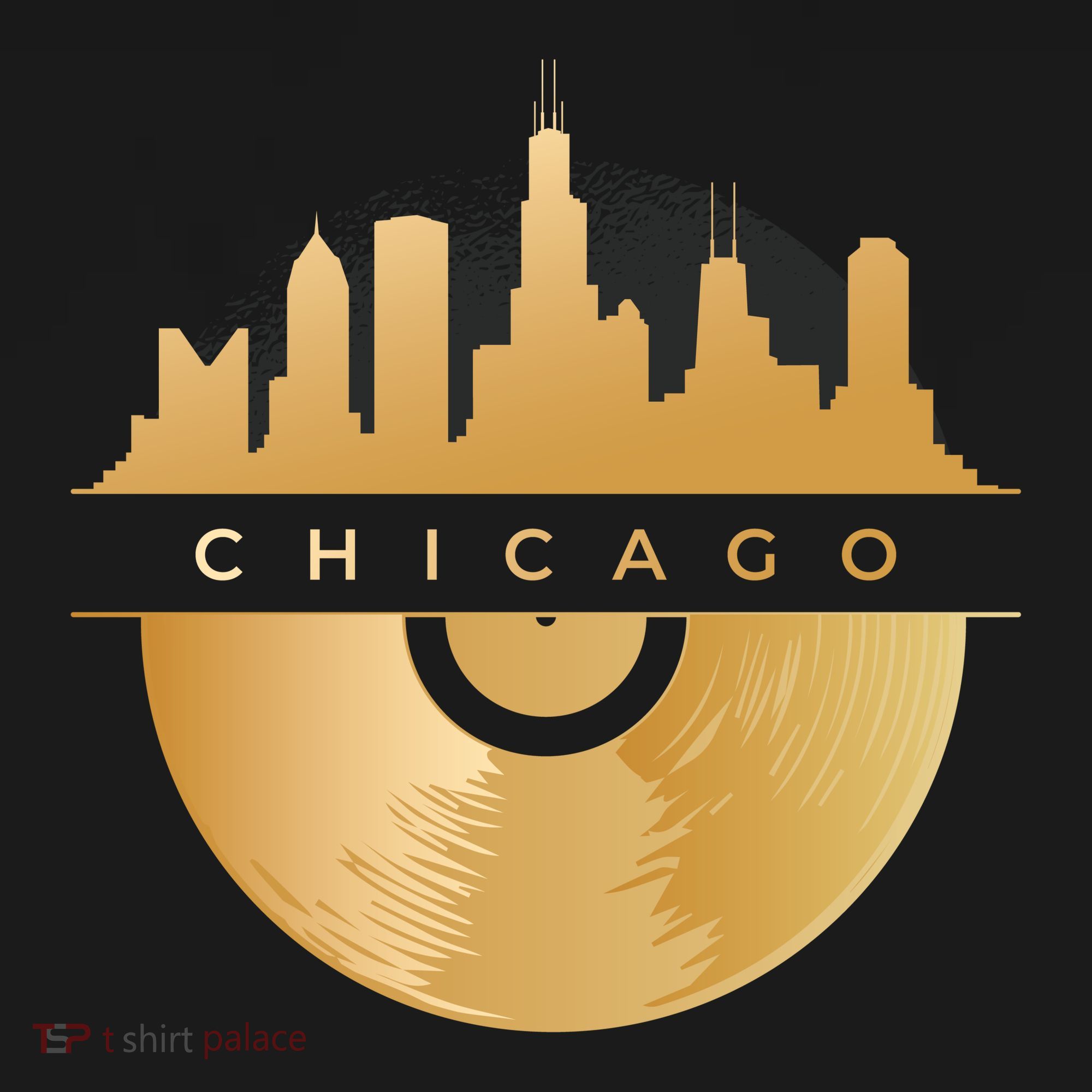 Chicago Vinyl Skyline Backpack