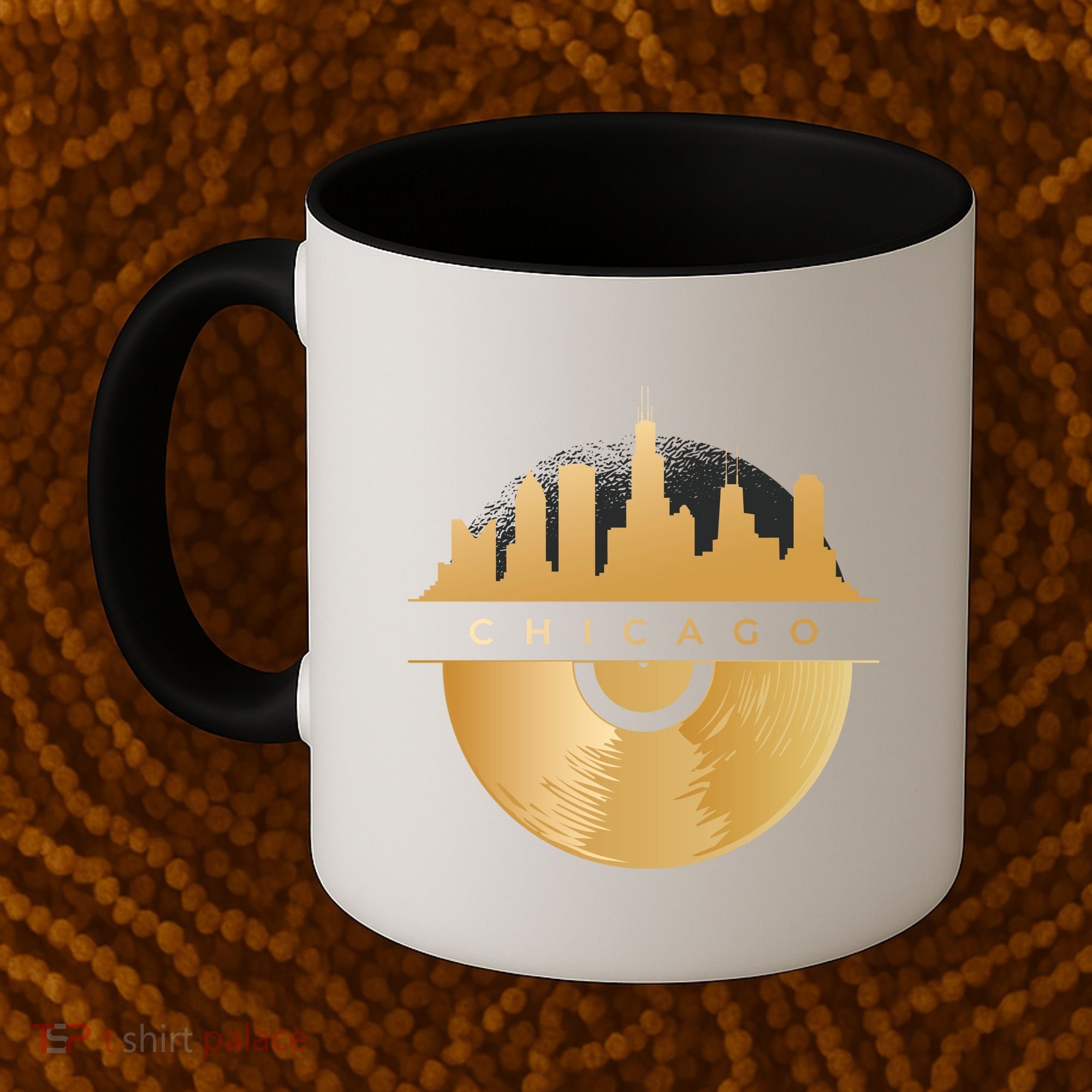 Chicago Vinyl Skyline Coffee Mug