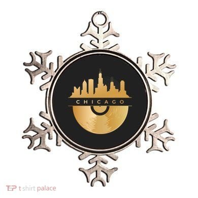 Chicago Vinyl Skyline Ornament