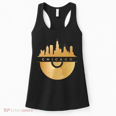 Chicago Vinyl Skyline Women's Tank Top