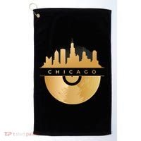Chicago Vinyl Skyline Golf Towel thumb 0