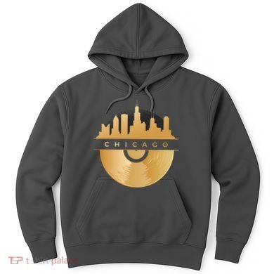 Chicago Vinyl Skyline Hoodie