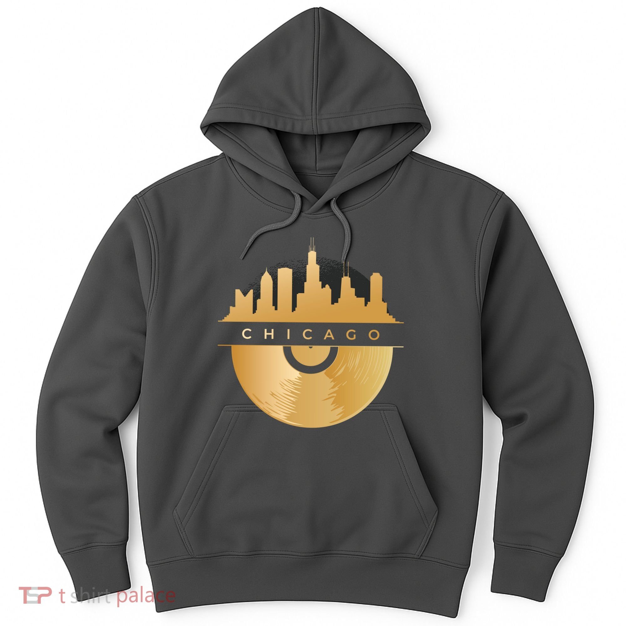 Chicago Vinyl Skyline Hoodie